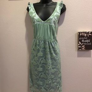 T Bleu size large summer cross back dress
